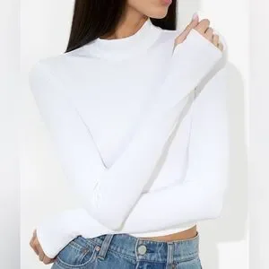ALICE & OLIVIA DELAINA REVERSIBLE TOP - White, New with Tags